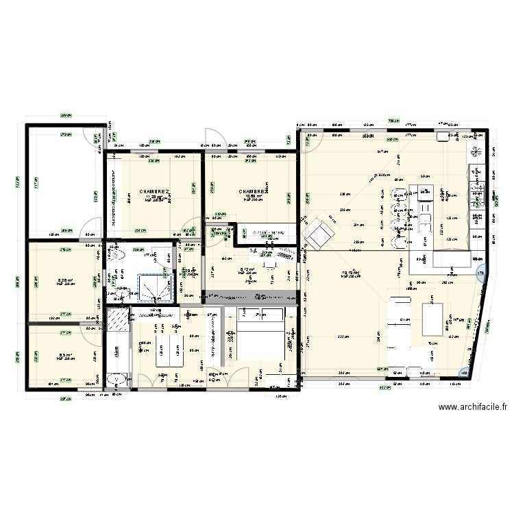 maison Robinson travaux 1. Plan de 0 pièce et 0 m2