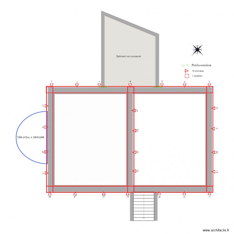 De Garsignies. Plan de 0 pièce et 0 m2