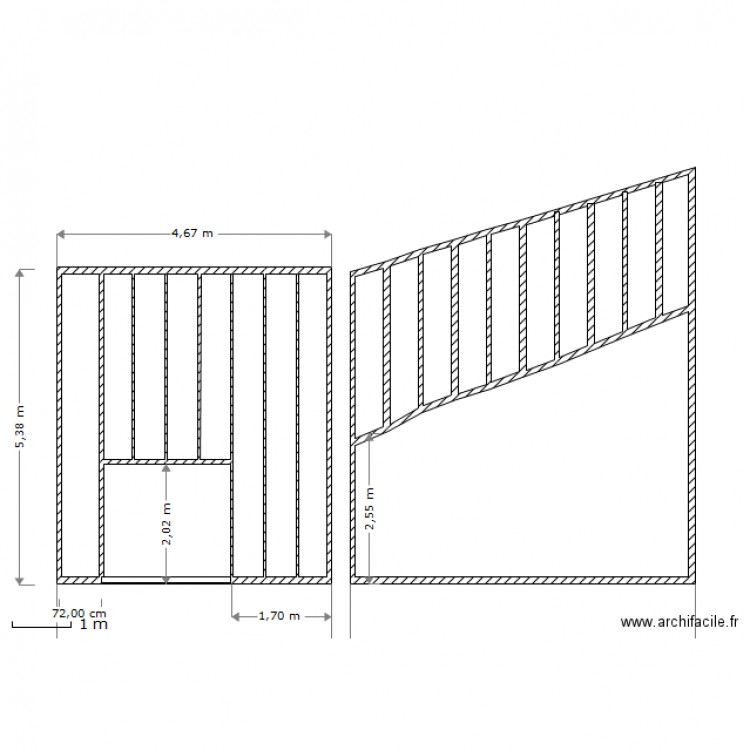 facade candy. Plan de 0 pièce et 0 m2