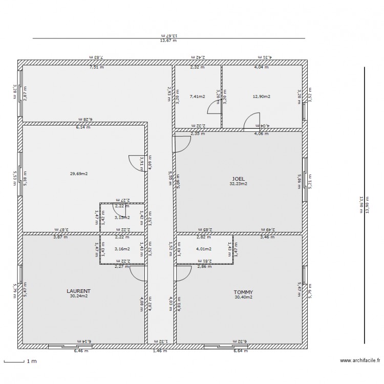 MINI STUDIO  30 M2. Plan de 0 pièce et 0 m2