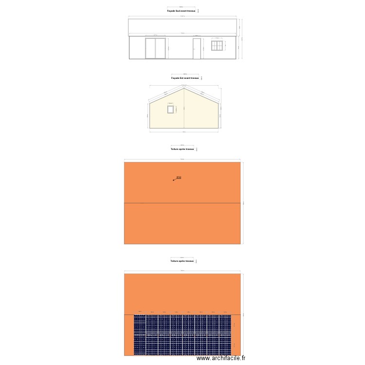 Déclaration préalable Onesse. Plan de 0 pièce et 0 m2