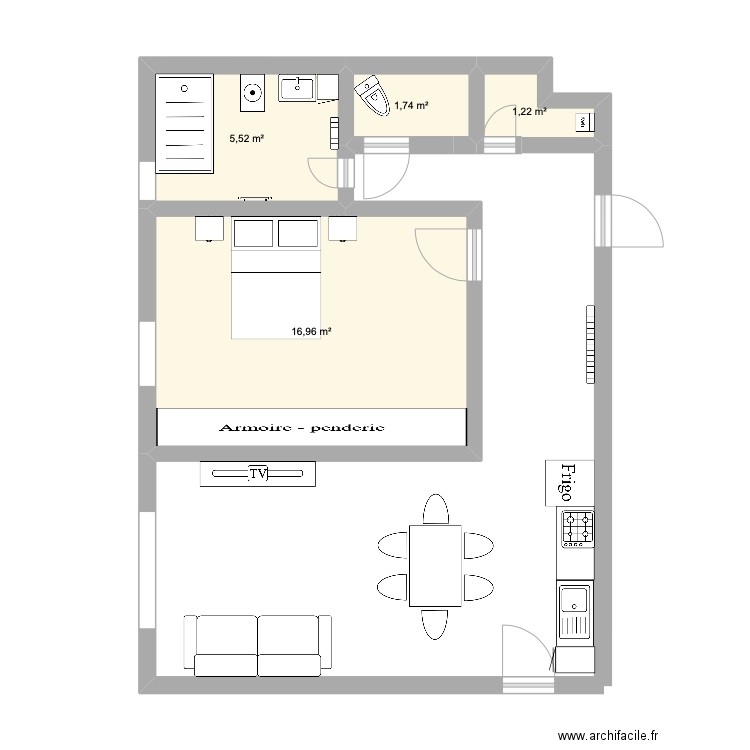 APPARTEMENT . Plan de 0 pièce et 0 m2