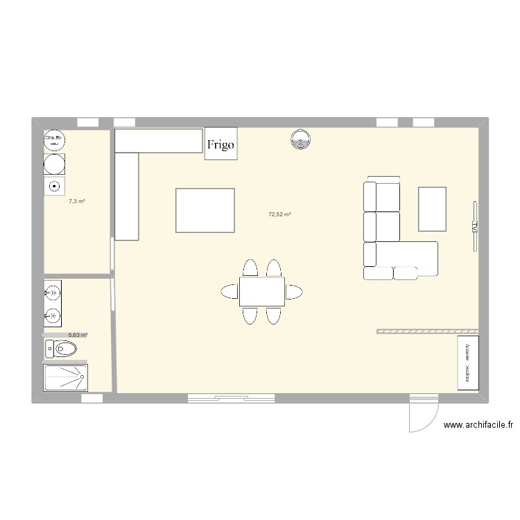 Grange . Plan de 0 pièce et 0 m2