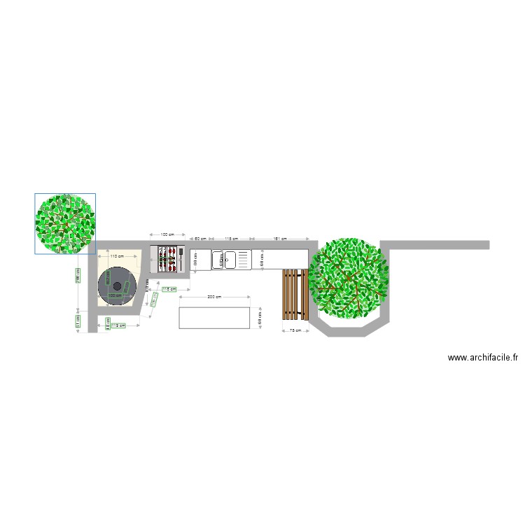 Cuisine ext. Plan de 0 pièce et 0 m2