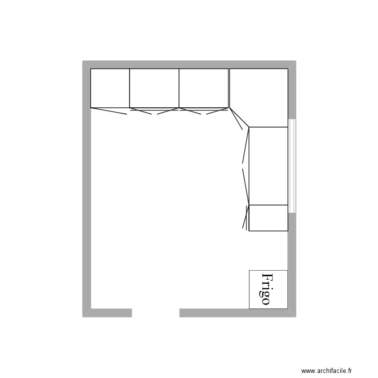 Meubles Bas. Plan de 0 pièce et 0 m2