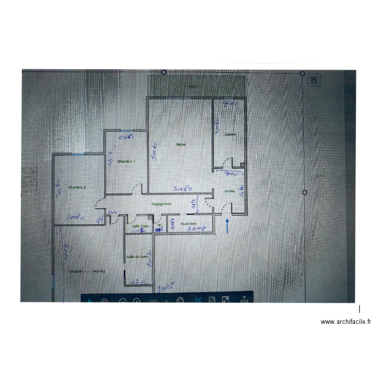 Appartement. Plan de 0 pièce et 0 m2