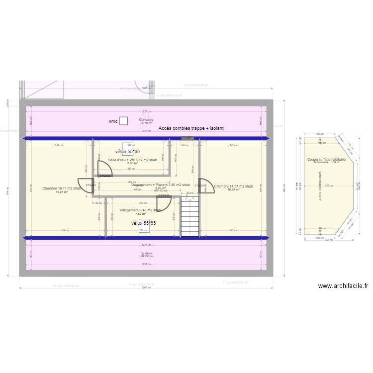 ML24014002. Plan de 17 pièces et 227 m2