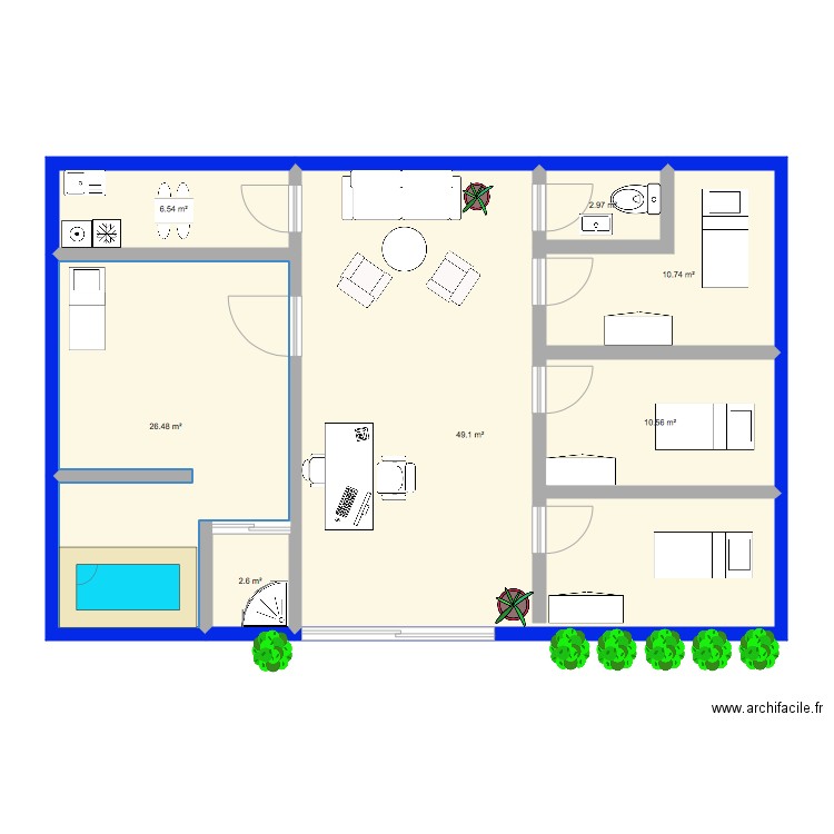 Local Kiné. Plan de 0 pièce et 0 m2