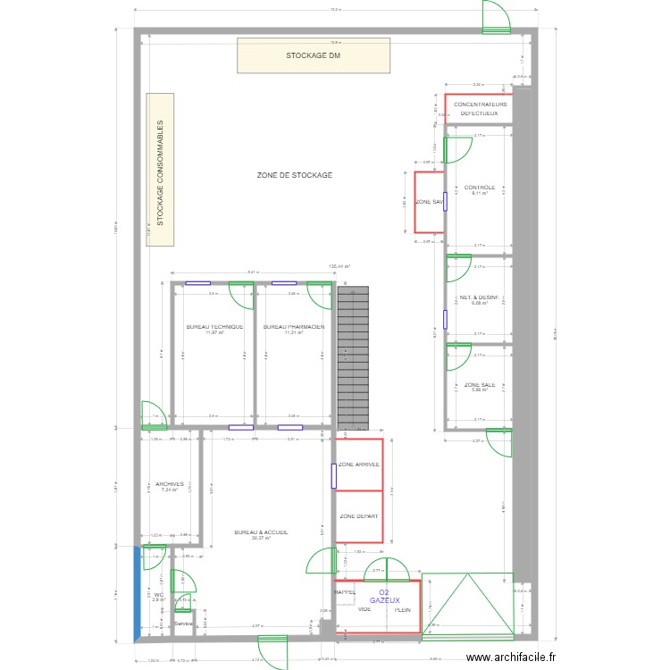 LOCAUX J AIR HOME RDC V2. Plan de 0 pièce et 0 m2