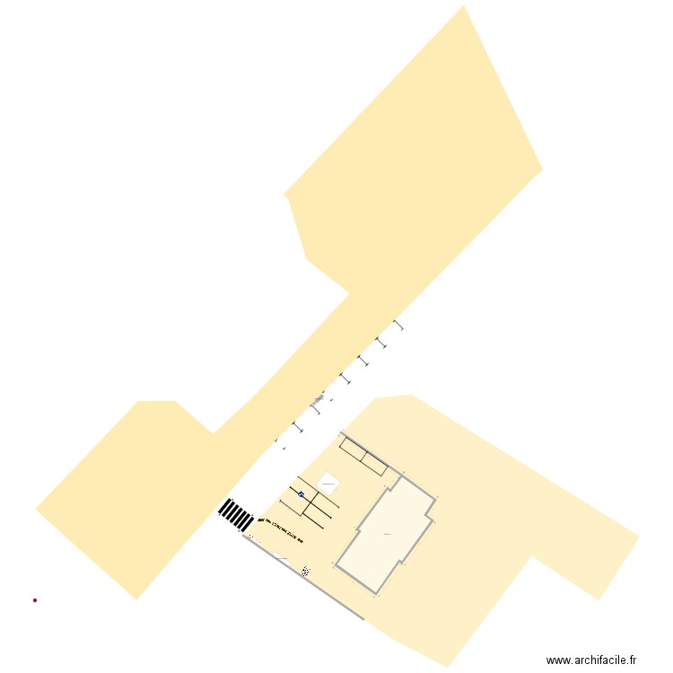 parking école. Plan de 0 pièce et 0 m2