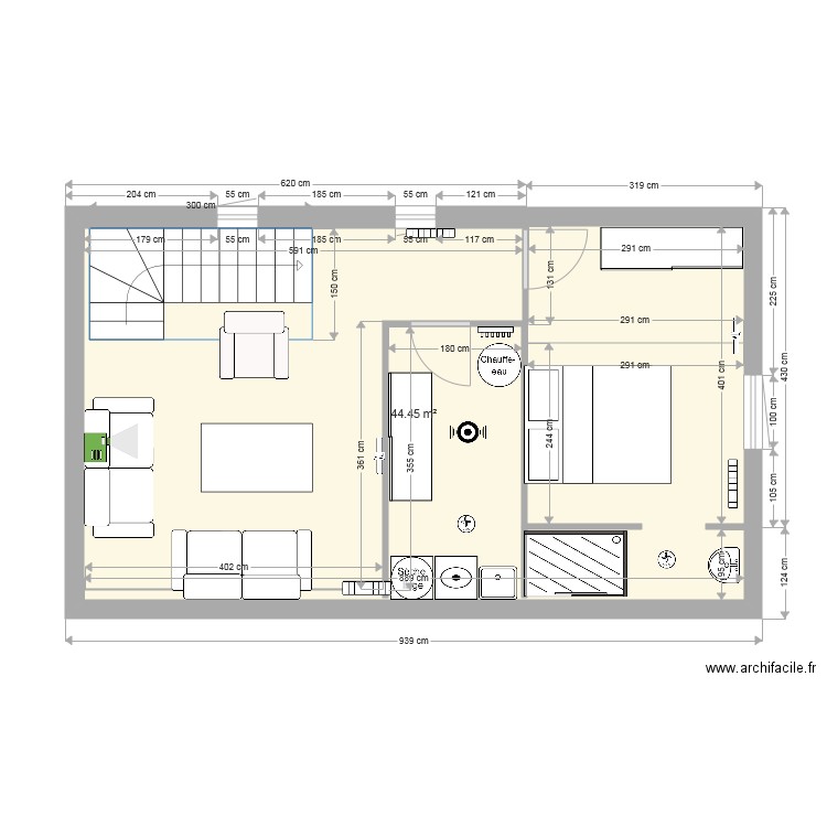 sous sol. Plan de 0 pièce et 0 m2