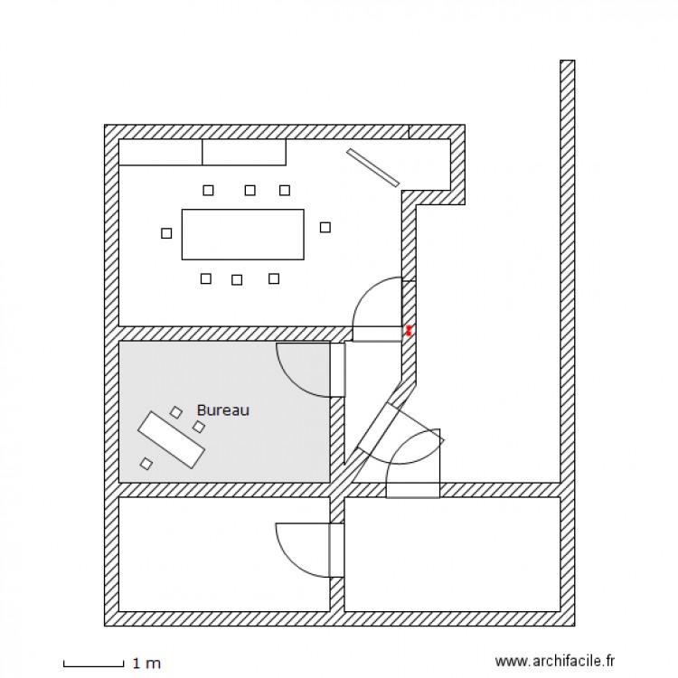 salle de reunion bureau. Plan de 0 pièce et 0 m2