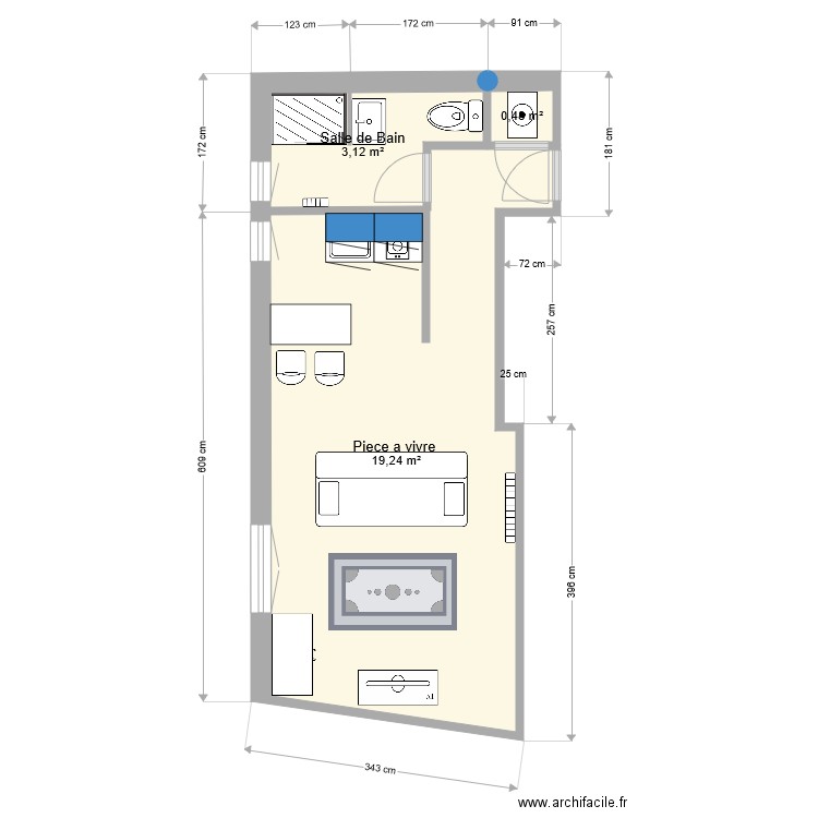 Plan Etampes  Projet 1 . Plan de 0 pièce et 0 m2