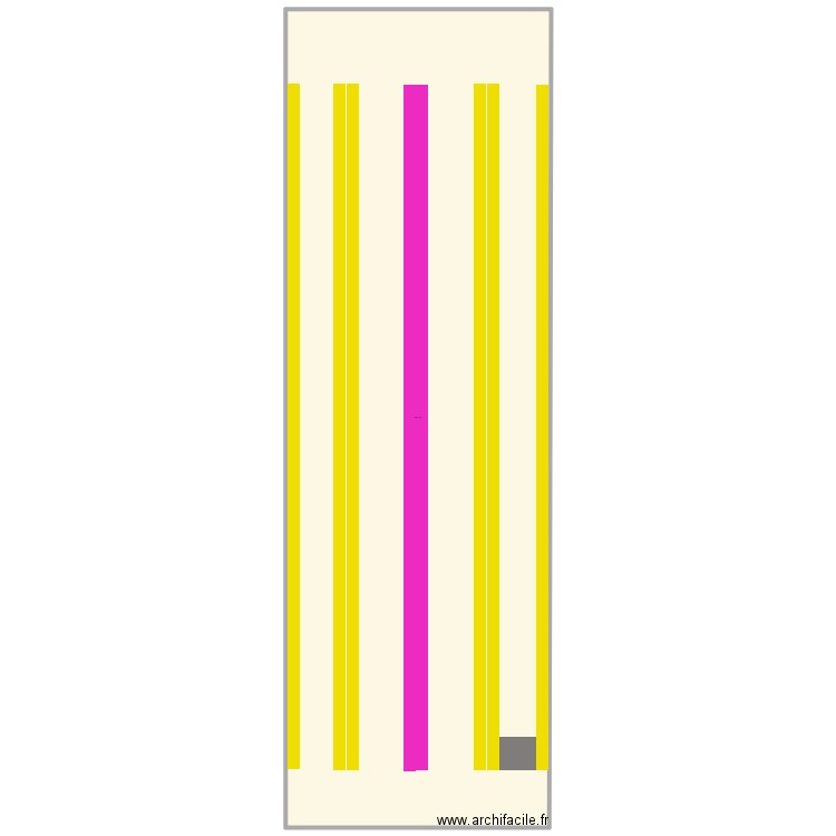 MEI. Plan de 1 pièce et -1530 m2