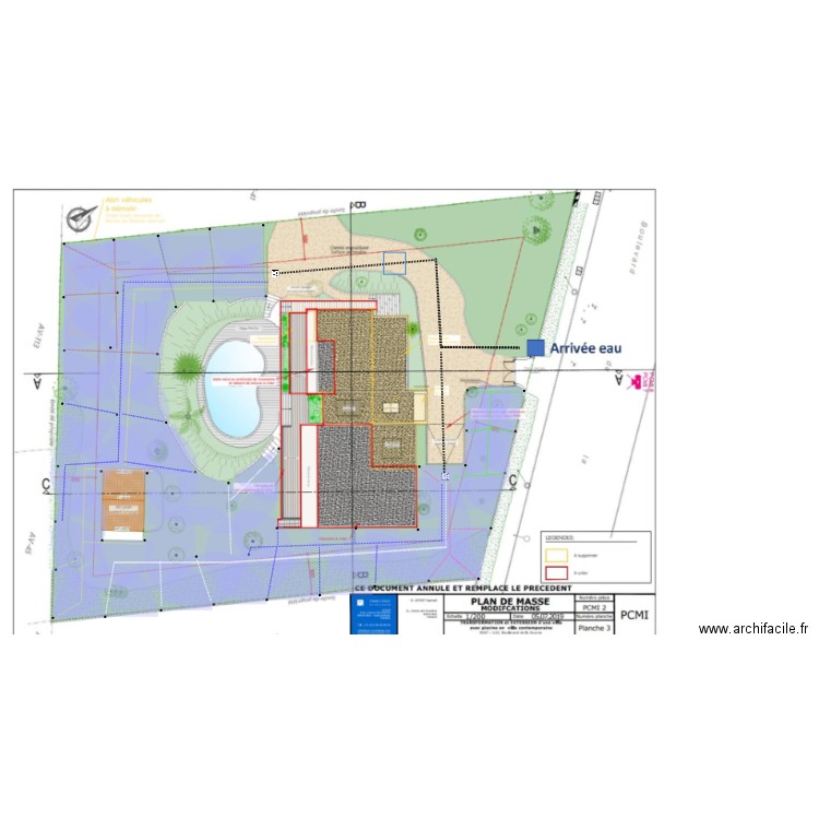 arosage . Plan de 0 pièce et 0 m2