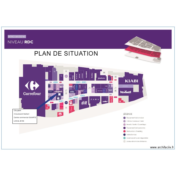 plan situation. Plan de 0 pièce et 0 m2