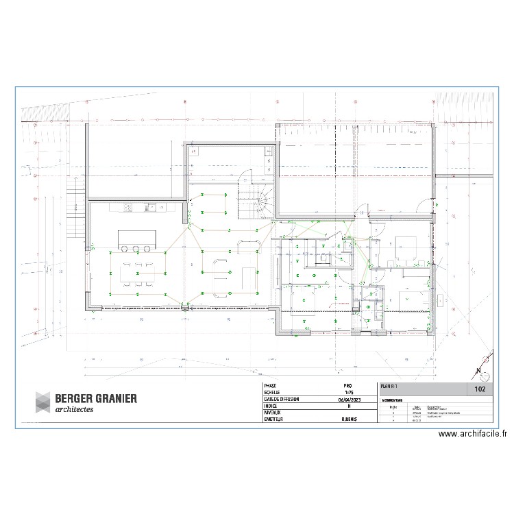 Brouillet R-1. Plan de 0 pièce et 0 m2