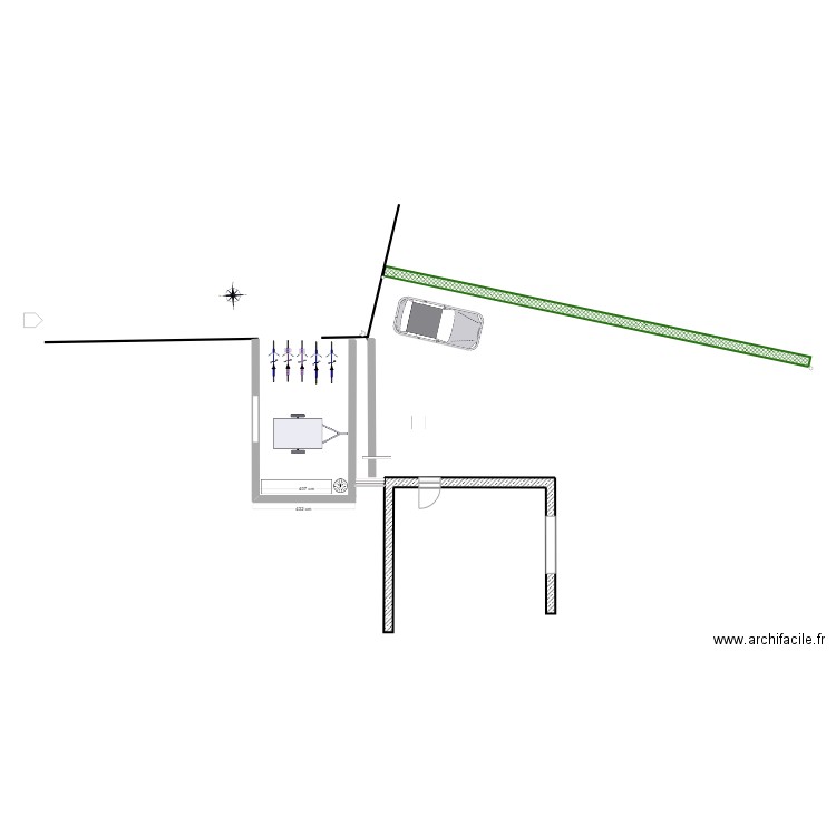 PISA GARAGE passage. Plan de 0 pièce et 0 m2