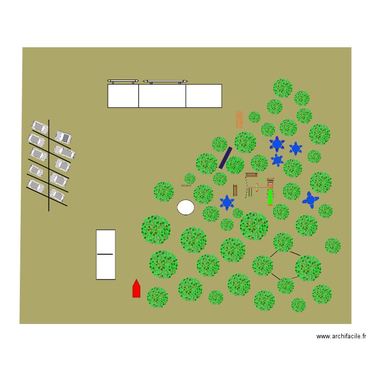 la colonie . Plan de 0 pièce et 0 m2