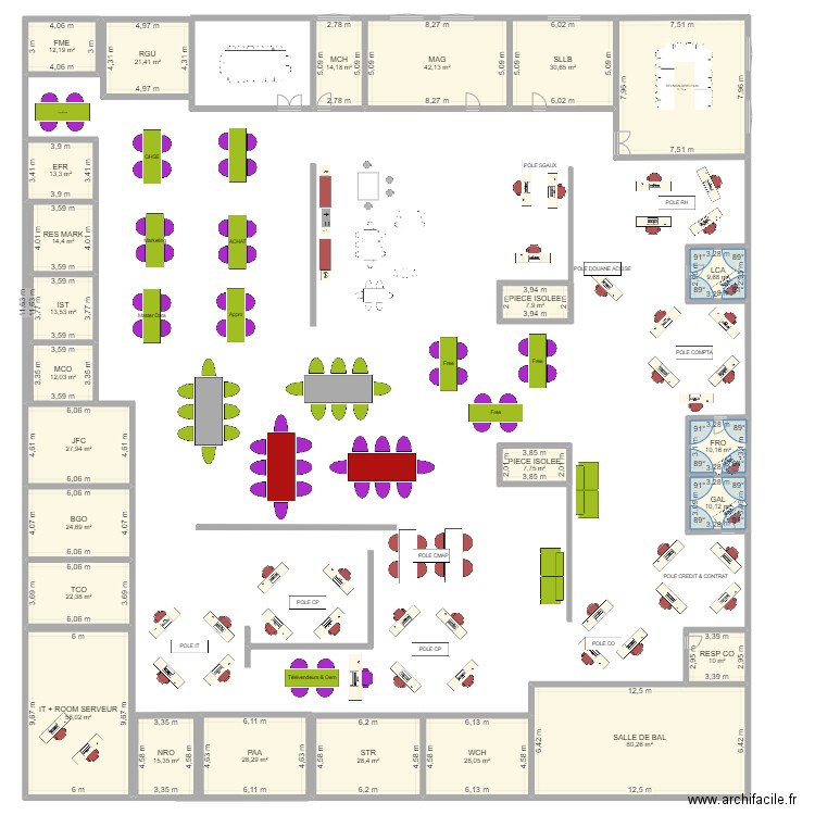 FLF2026. Plan de 26 pièces et 603 m2