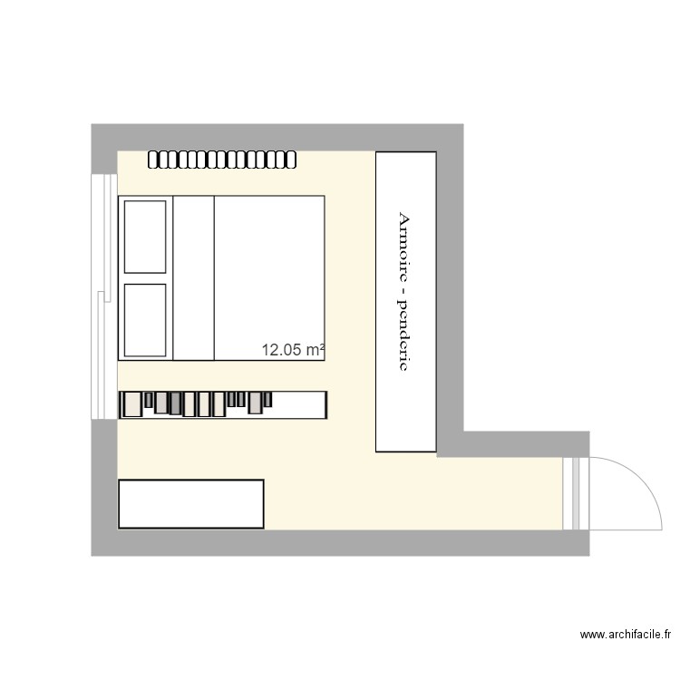 chambre hugo. Plan de 0 pièce et 0 m2