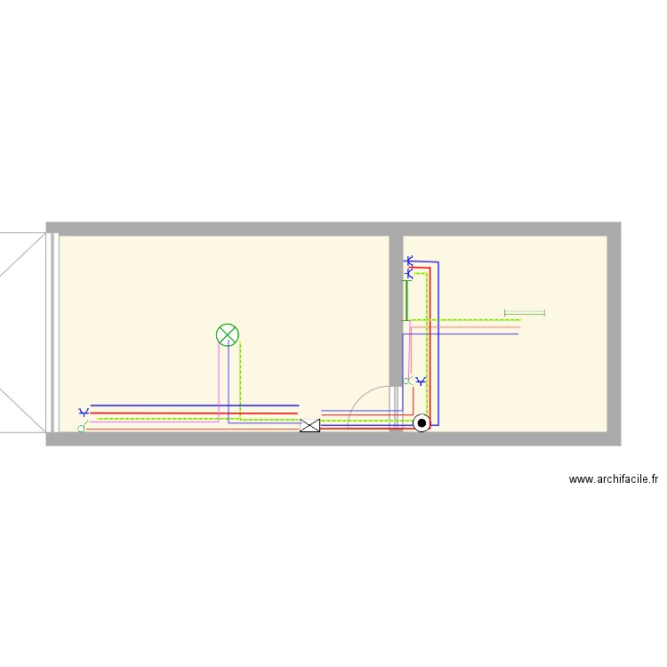 Garage et atelier . Plan de 0 pièce et 0 m2