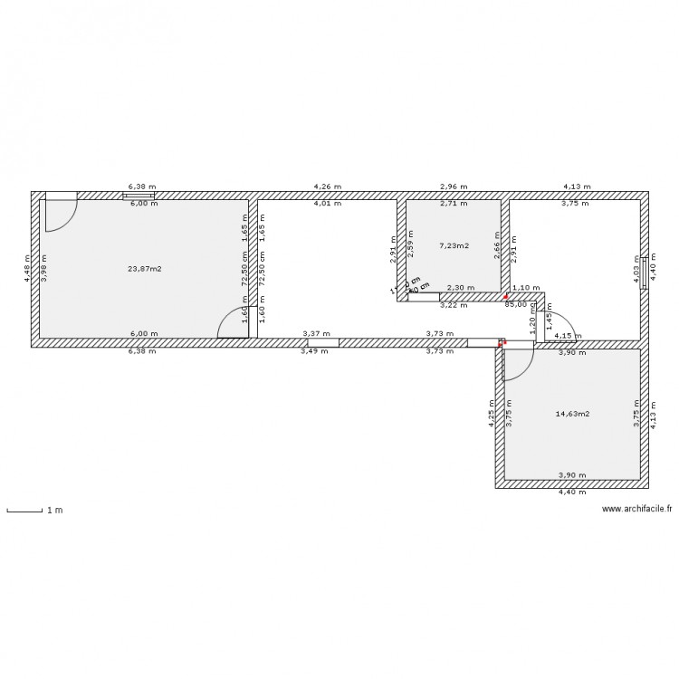 dar arbi. Plan de 0 pièce et 0 m2