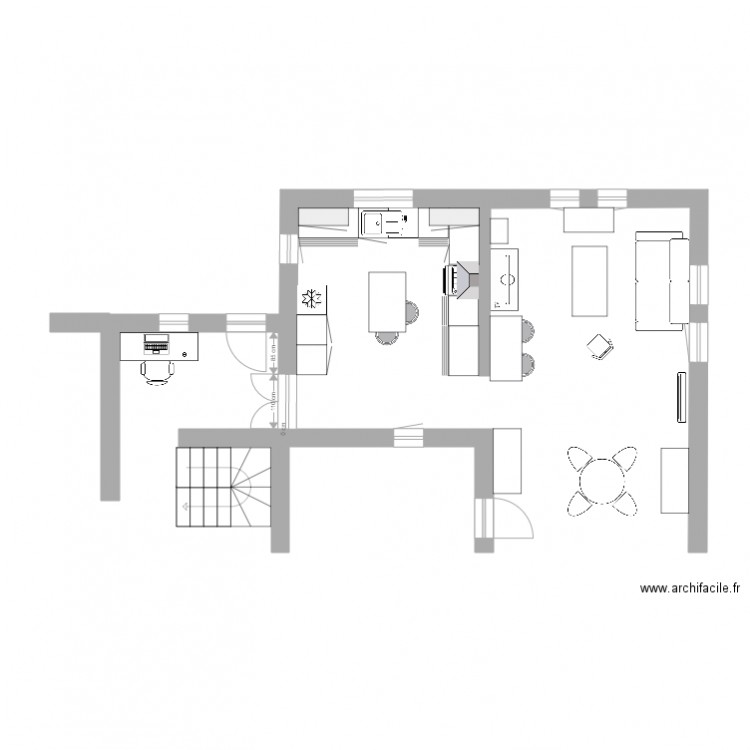 Aménagement cuisine 2. Plan de 0 pièce et 0 m2