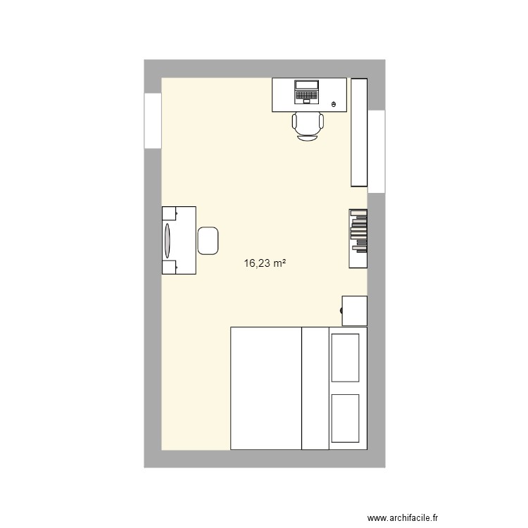 chambre nahrawen. Plan de 0 pièce et 0 m2