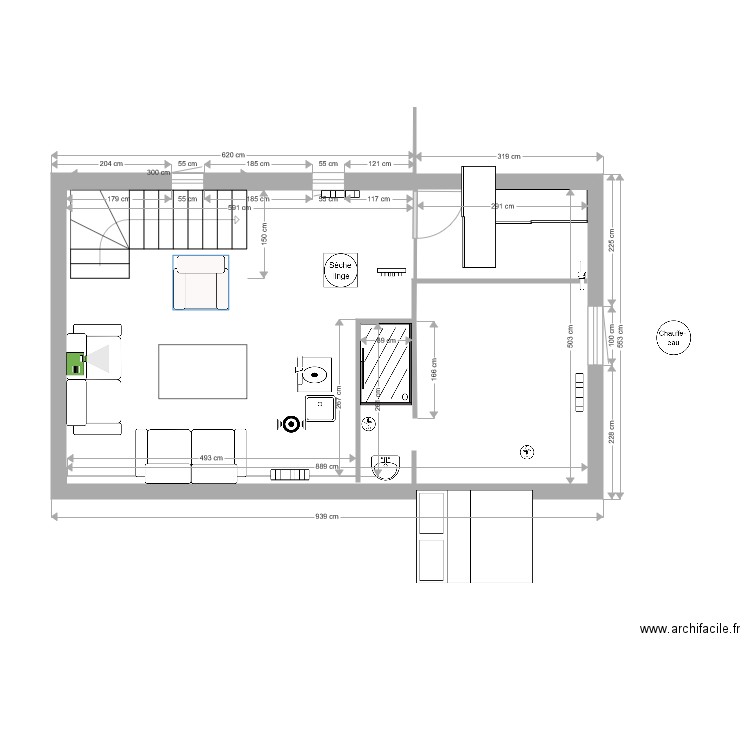 sous sol 2. Plan de 0 pièce et 0 m2