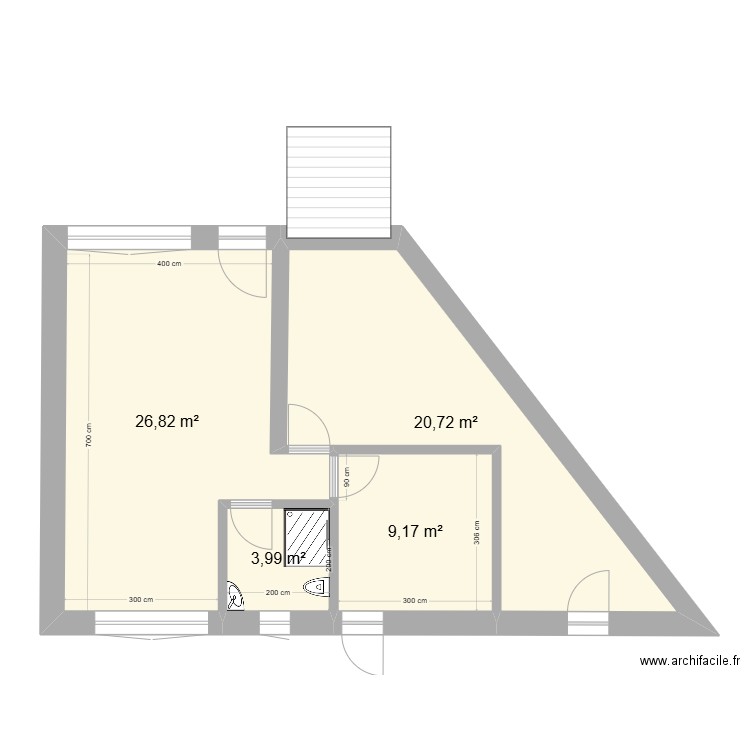 maison location 2 reem . Plan de 4 pièces et 61 m2