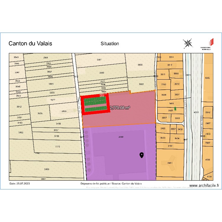 Saxon ex-nestlé waters V3 6200m2. Plan de 0 pièce et 0 m2