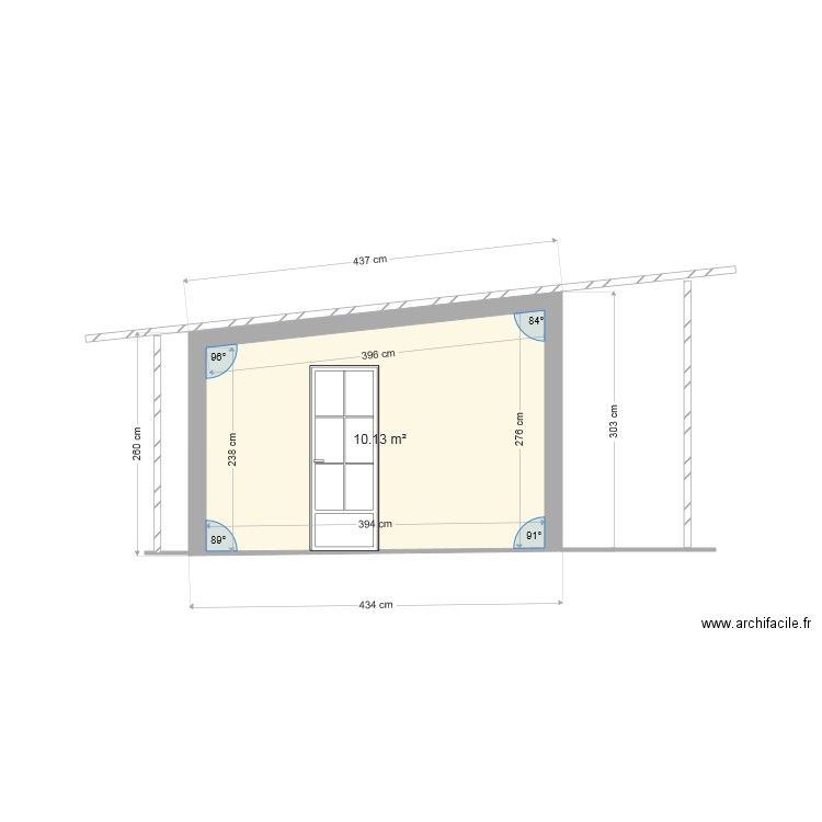 façade entre . Plan de 0 pièce et 0 m2