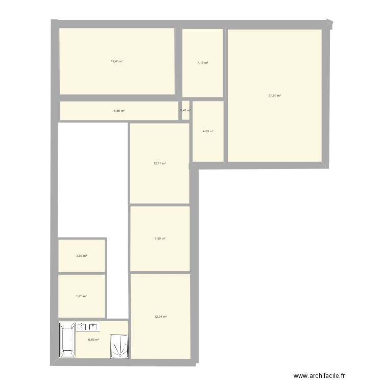 MASBROUT1. Plan de 0 pièce et 0 m2