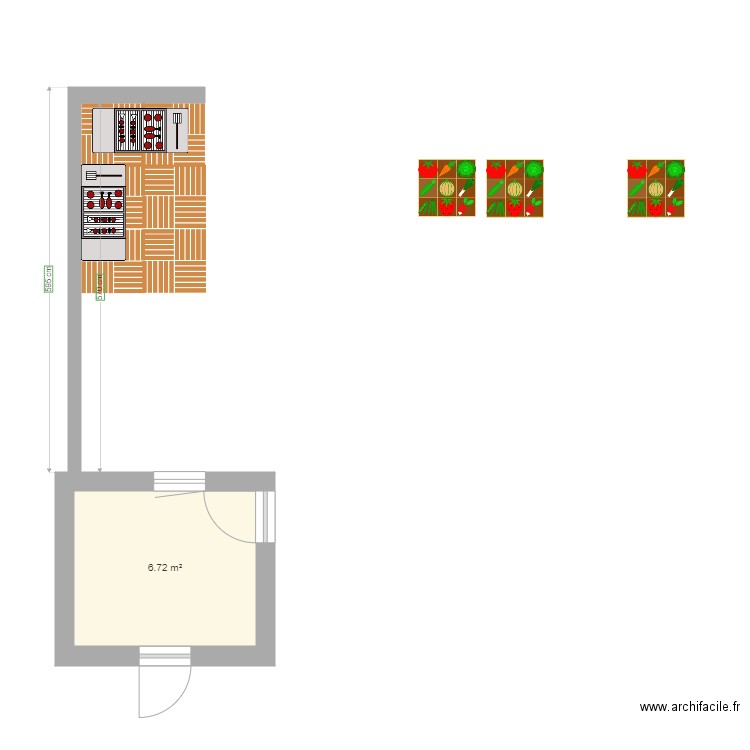 barbecue origine. Plan de 0 pièce et 0 m2