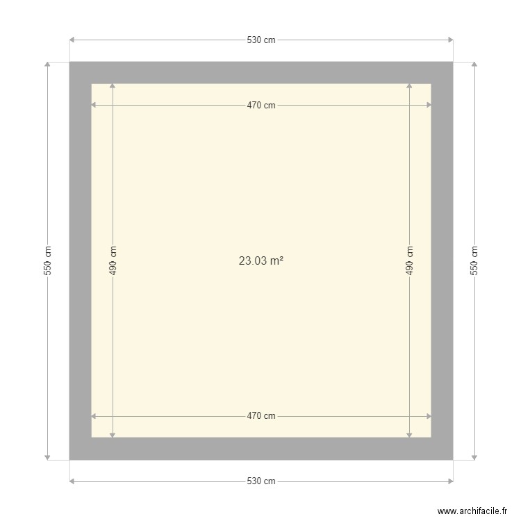 garage vue aérienne mur. Plan de 0 pièce et 0 m2