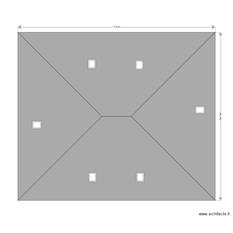 toiture avant. Plan de 0 pièce et 0 m2