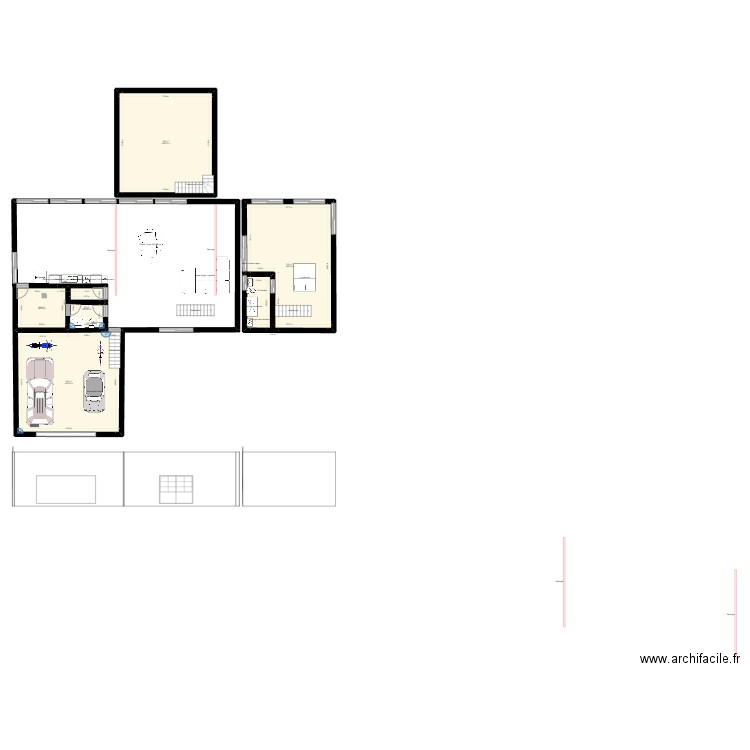 chalet loft a 2024. Plan de 0 pièce et 0 m2