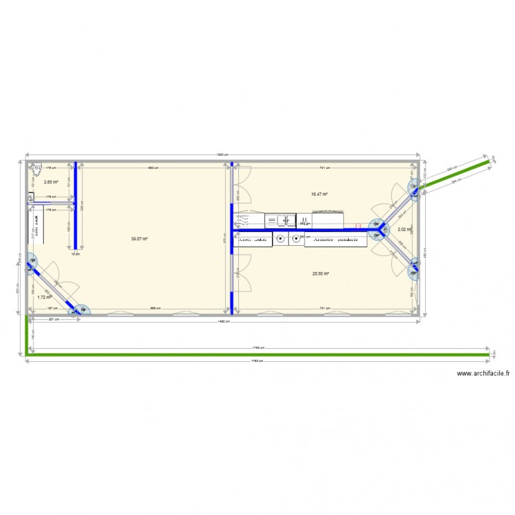 Chalet sup. Plan de 0 pièce et 0 m2