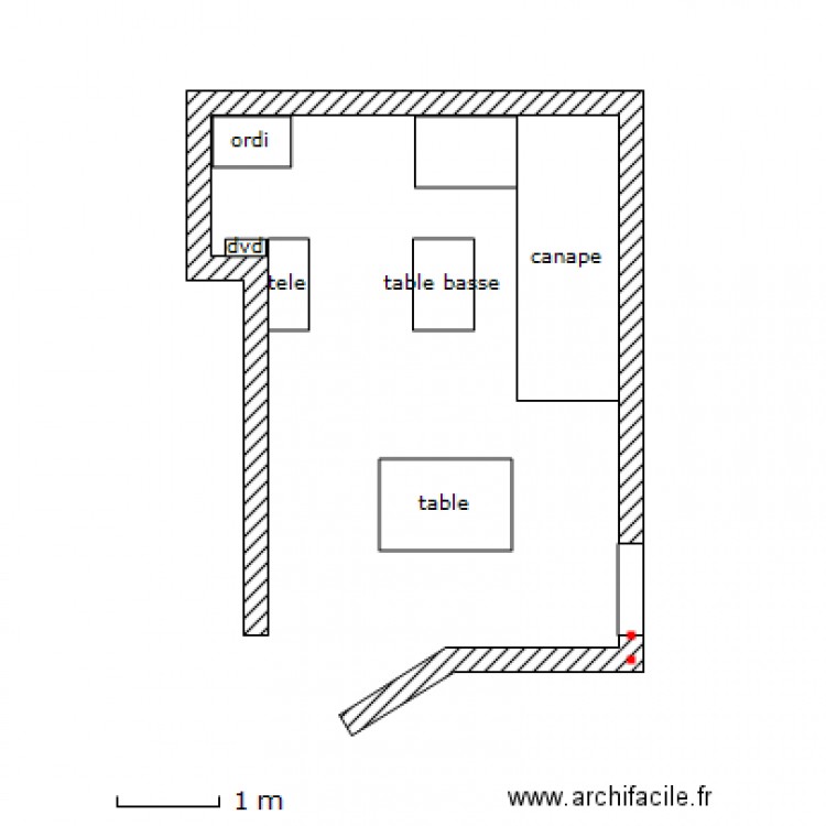 canape. Plan de 0 pièce et 0 m2