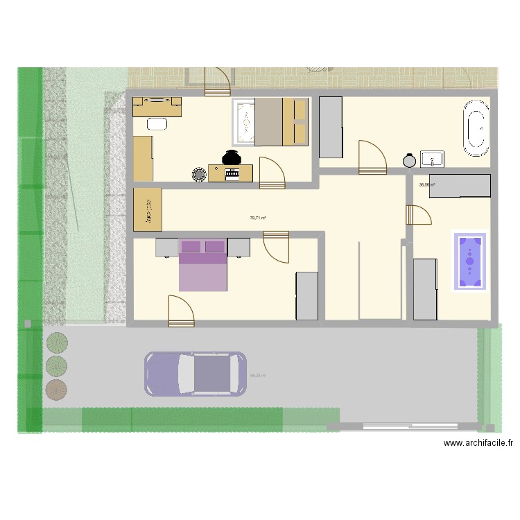 chloé. Plan de 10 pièces et 389 m2