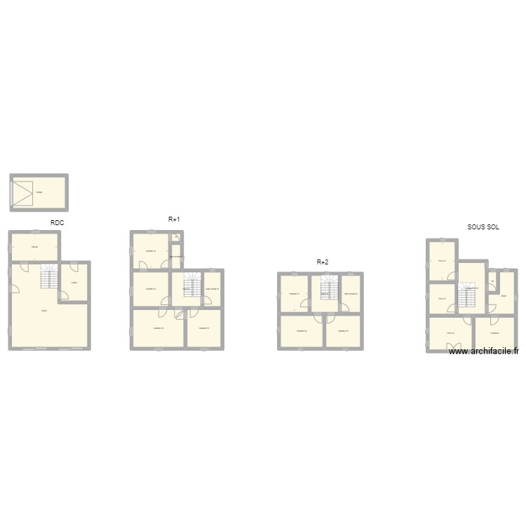 350601983. Plan de 24 pièces et 293 m2