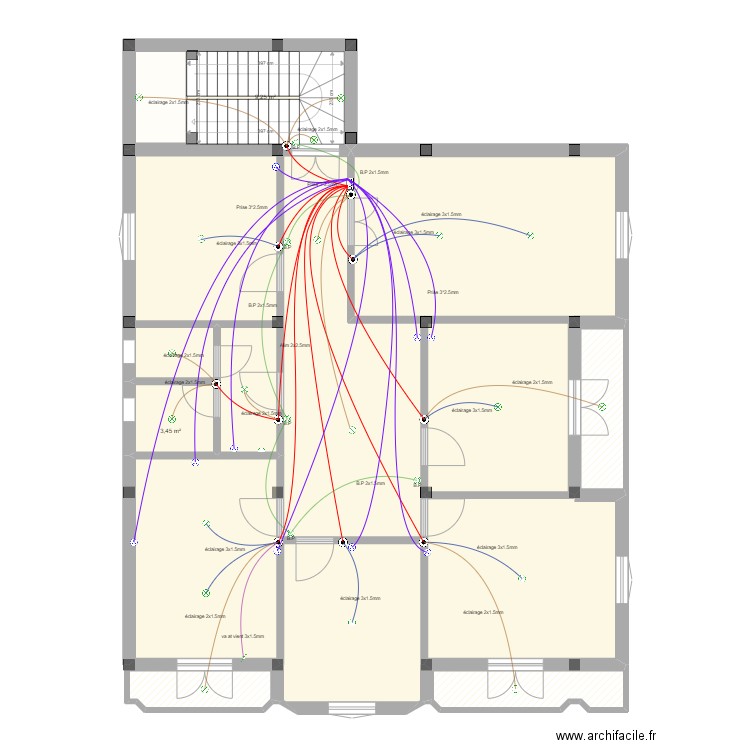 Rabie Khochman. Plan de 80 pièces et 1055 m2