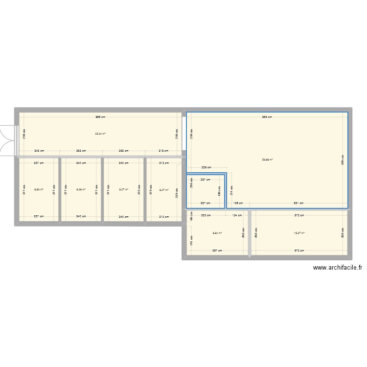 cabinet 1ere idée. Plan de 8 pièces et 139 m2