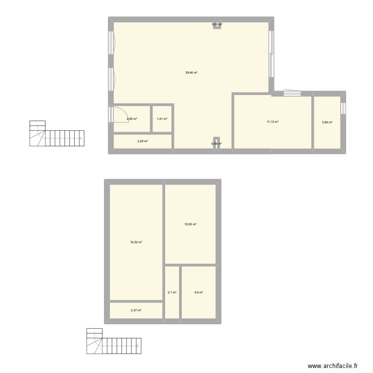 maison. Plan de 13 pièces et 98 m2