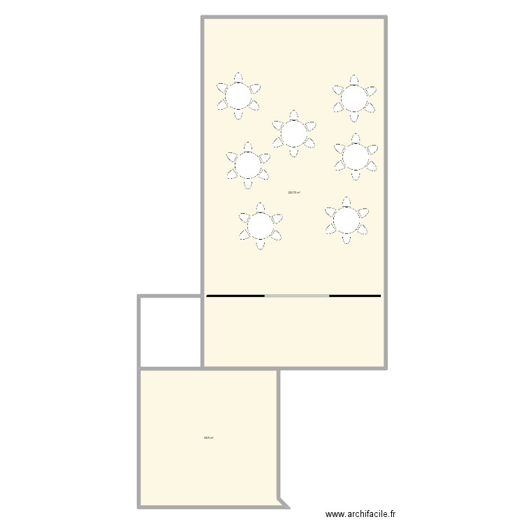 Plan mondelange 1. Plan de 2 pièces et 289 m2