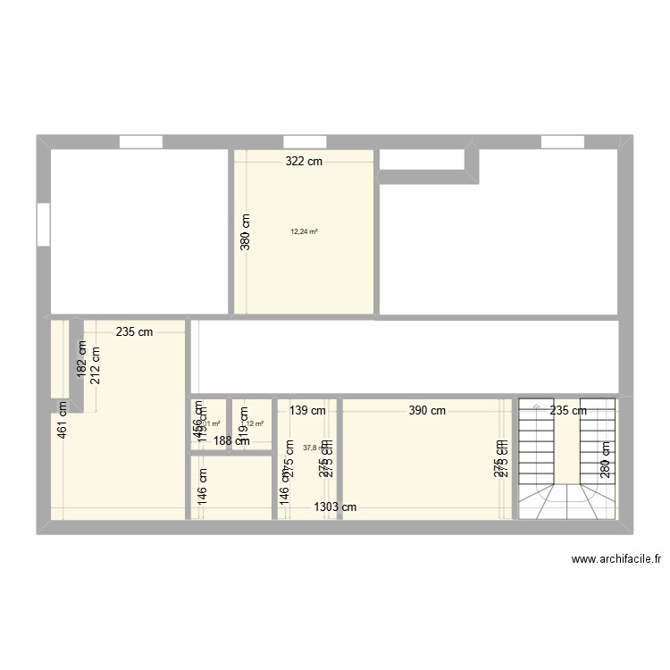 Ammar11. Plan de 4 pièces et 52 m2