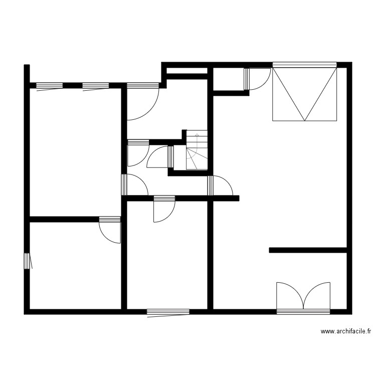 patis. Plan de 22 pièces et 219 m2