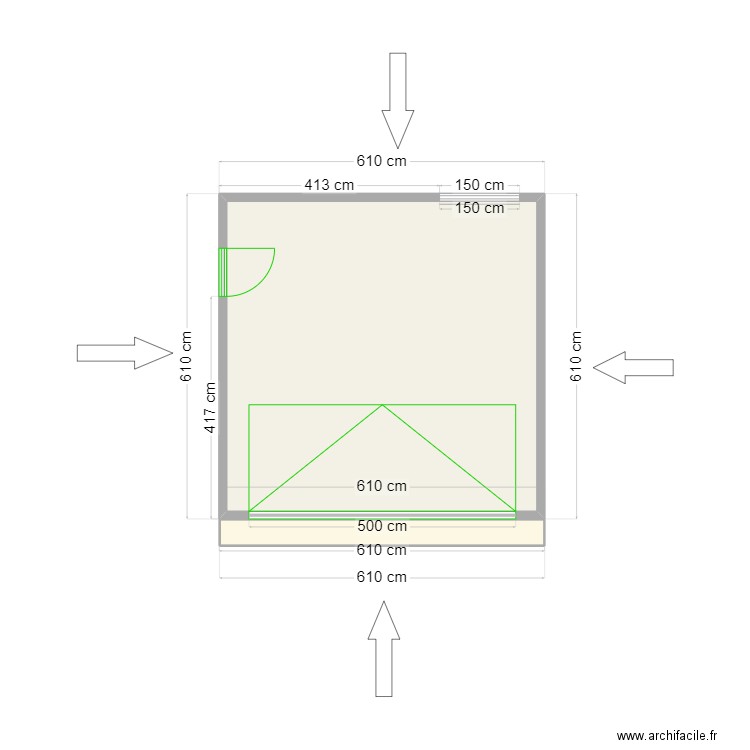 le port garage plans . Plan de 2 pièces et 37 m2