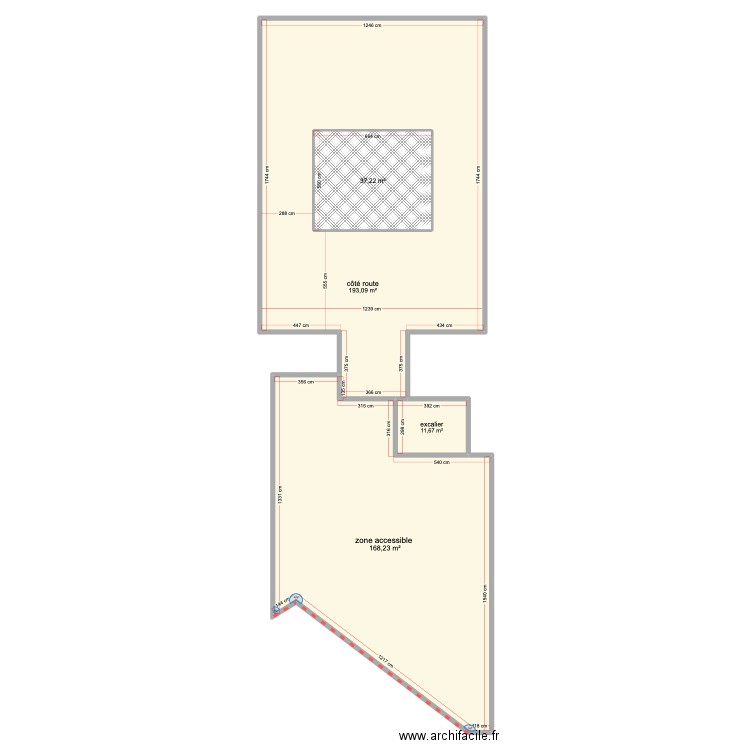 csb bâtiment.  A. Plan de 4 pièces et 448 m2